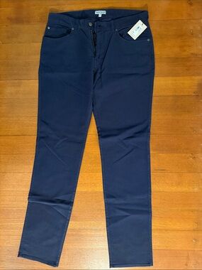 Peter Millar Men's Navy Relaxed Soft Feel Jeans